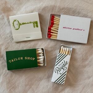 Set of 4 Palm Springs matchbook set